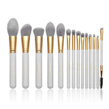 light gray makeup brush set brushes
